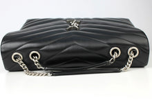 Carica l&#39;immagine nel visualizzatore di Gallery, Saint Laurent Lou Lou Medium nera hw silver
